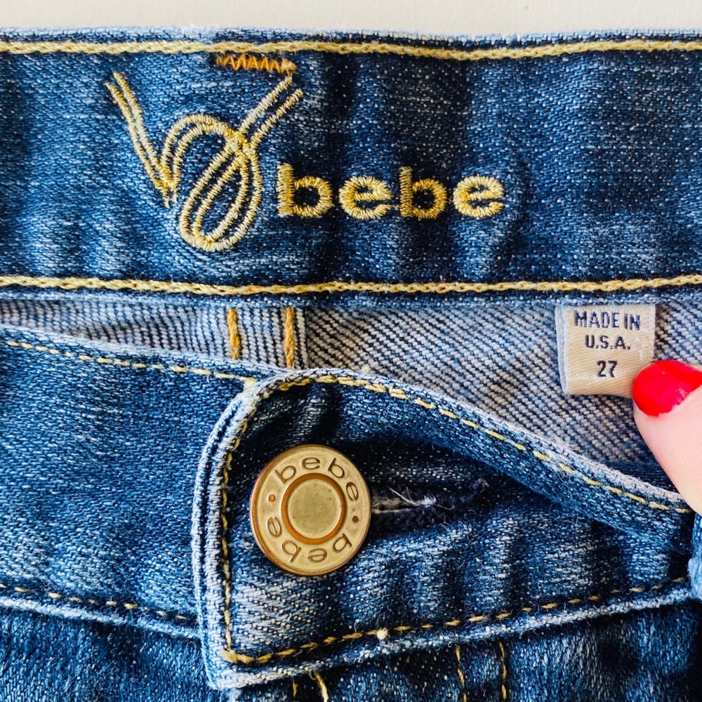 ๐BeBe Womenโs Bootcut Jeans - Picture 2 of 7